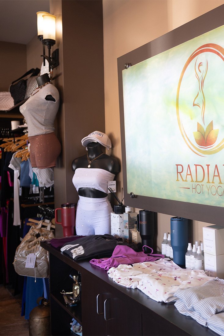 Radiant Hot Yoga Retail & Merchandise